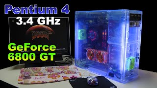 UV acrylic party build - Intel Pentium 4   GeForce 6800 GT - RETRO Hardware
