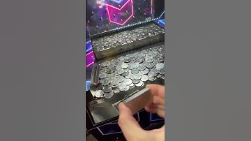 Can You Hack a Coin Pusher Using a Magnet? Let’s Find Out…#shorts #shorts30