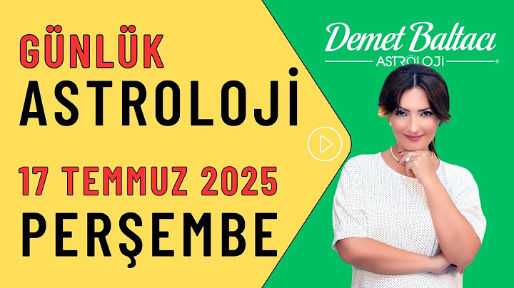 Today, Thursday, July 17, 2025, daily horoscope, Astrologist Demet Baltacı astrology horoscopes n...