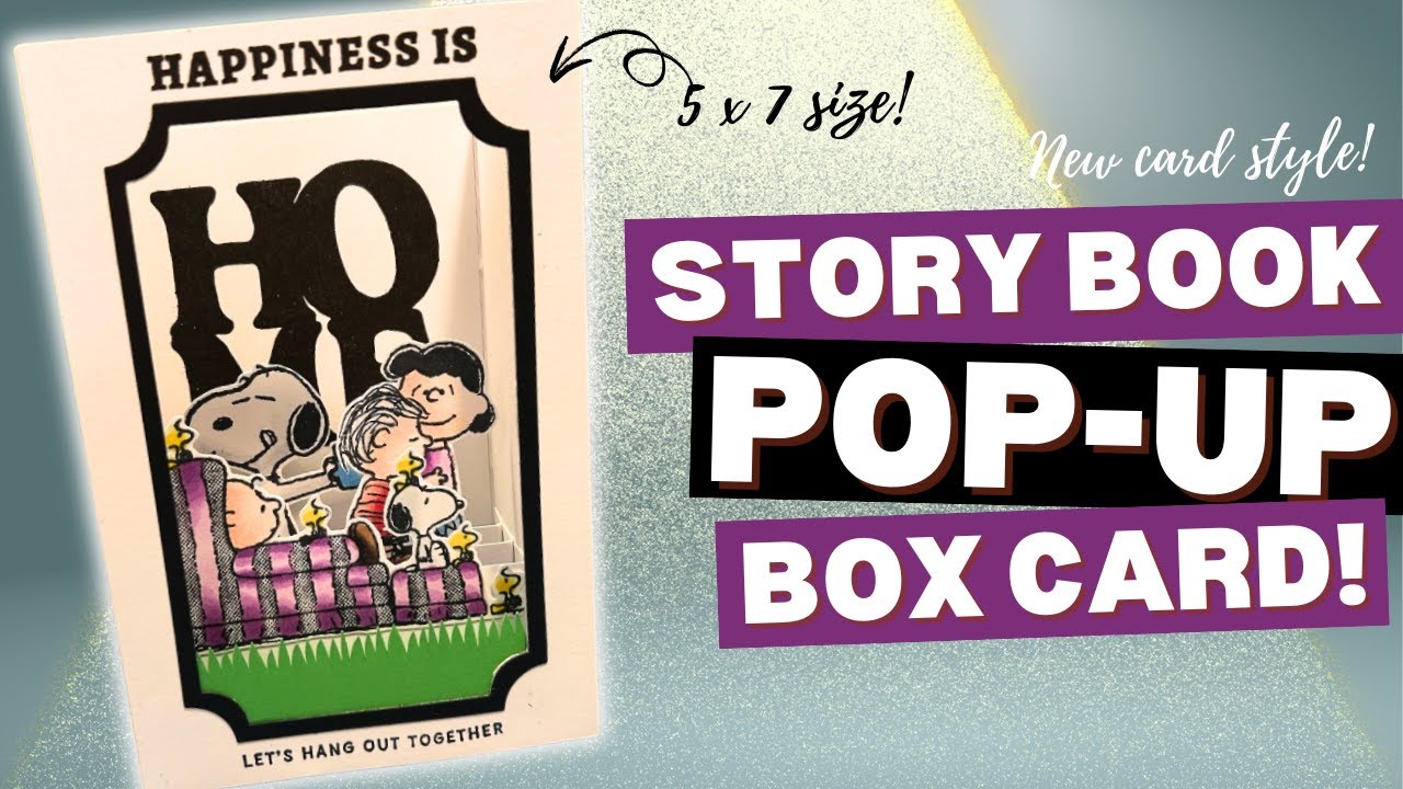 Is this a NEW Pop-Up Box Style Card?! | Story Book Card!
