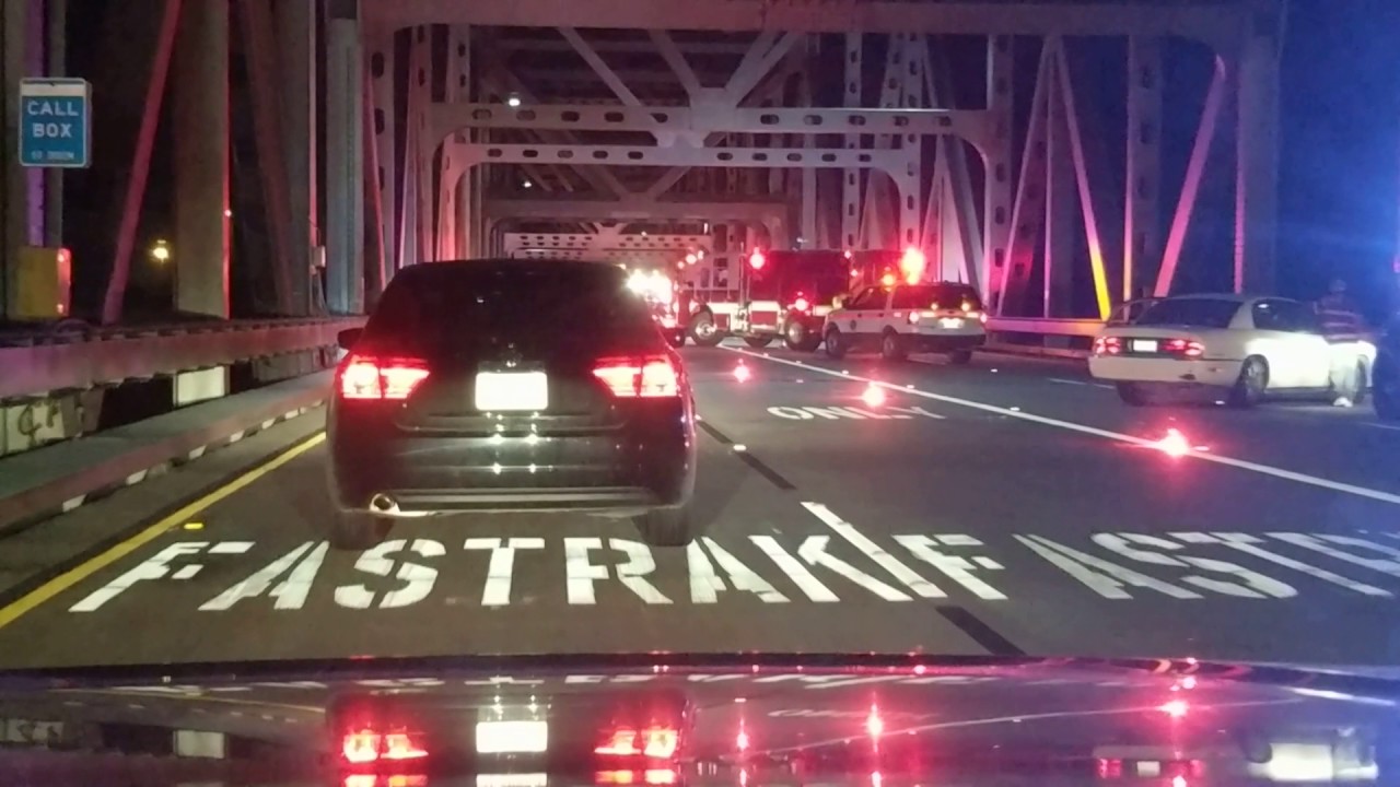 3 car Accident on the Carquinez bridge March 25 YouTube