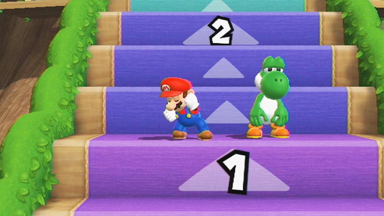 Mario Party 9 - Step it Up Mini Game Challenge #1 - YouTube