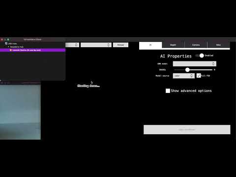 OAK camera on Raspberry Pi, connected via USB-over-IP