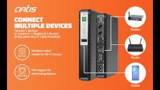Artis AR MINIDC 3 Mini UPS for WiFi Router Modem Set top Box Devices  8800mAh Battery