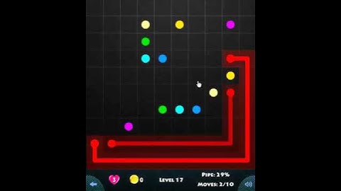 10 × 10 MANIA LEVEL 17 - FLOW GAME ON FACEBOOK Connect the dots