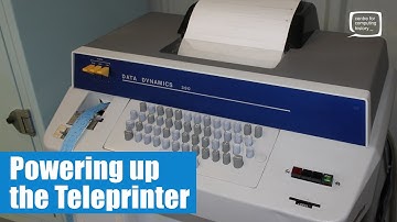 Powering up the Data Dynamics Teleprinter - ASR-33
