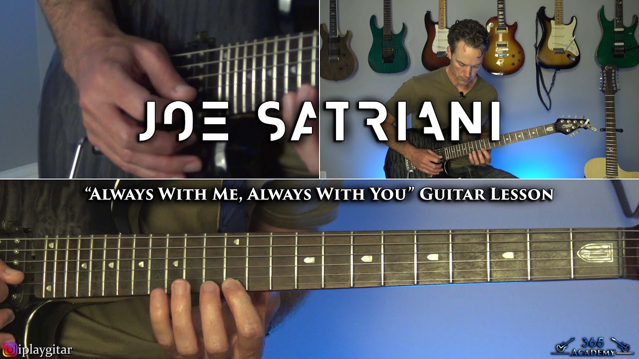 how to play Always With Me Always With You on guitar by Joe