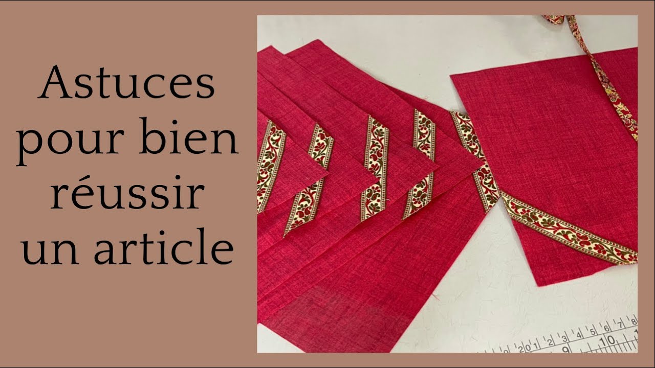 طريقة عمل مناديل بالدانتيل مع بعض الحيل / Astuces pour bien réussir des serviettes avec une dentelle