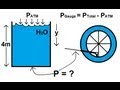 Physics 33 - Fluid Statics (2 of 10) Gauge Pressure VS Total Pressure