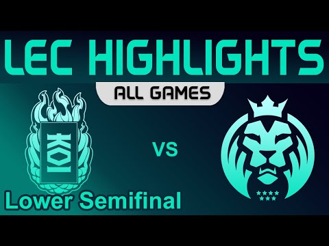 KOI vs MAD Highlights ALL GAMES Lower Quarterfinals Round 1 LEC Winter 2023 KOI vs MAD Lions by