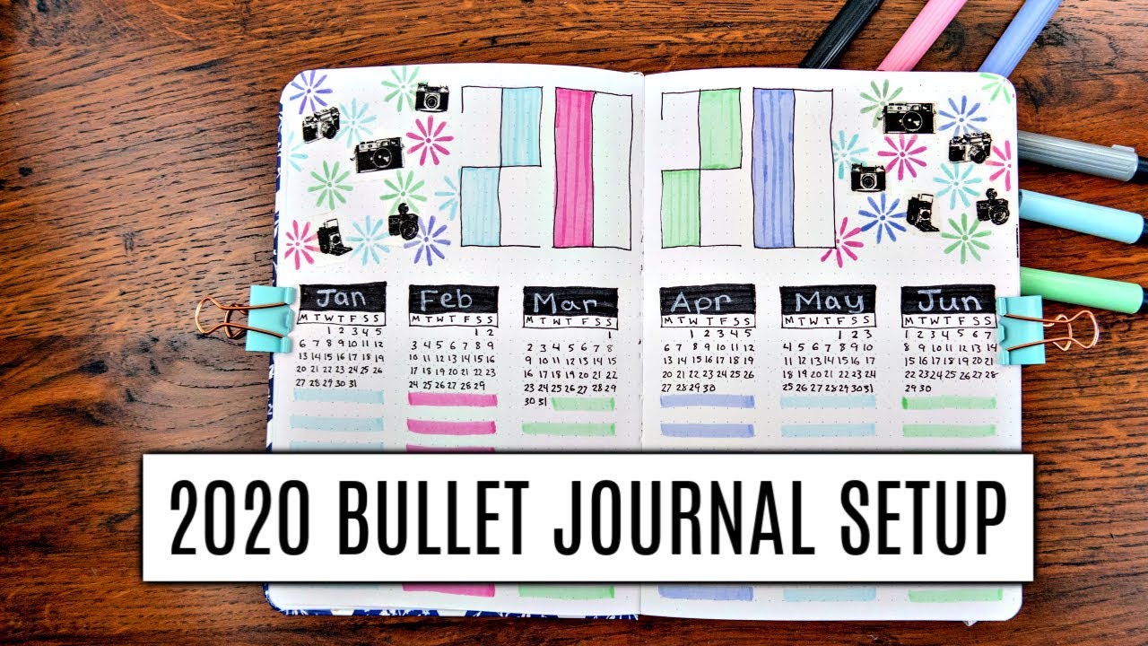 2020 BULLET JOURNAL SETUP | NEW ARCHER AND OLIVE BUJO | PLAN WITH ME ...