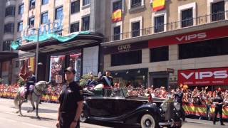 Coronation Parade of Spain's New KING FELIPE VI