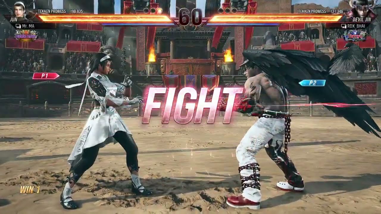 JUN VS DEVILJIN TEKKEN 8 ONLINE