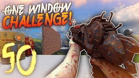 "The HARDEST One WIndow challenge ever" Call of Duty Zombies (Black Ops 3 Custom maps)