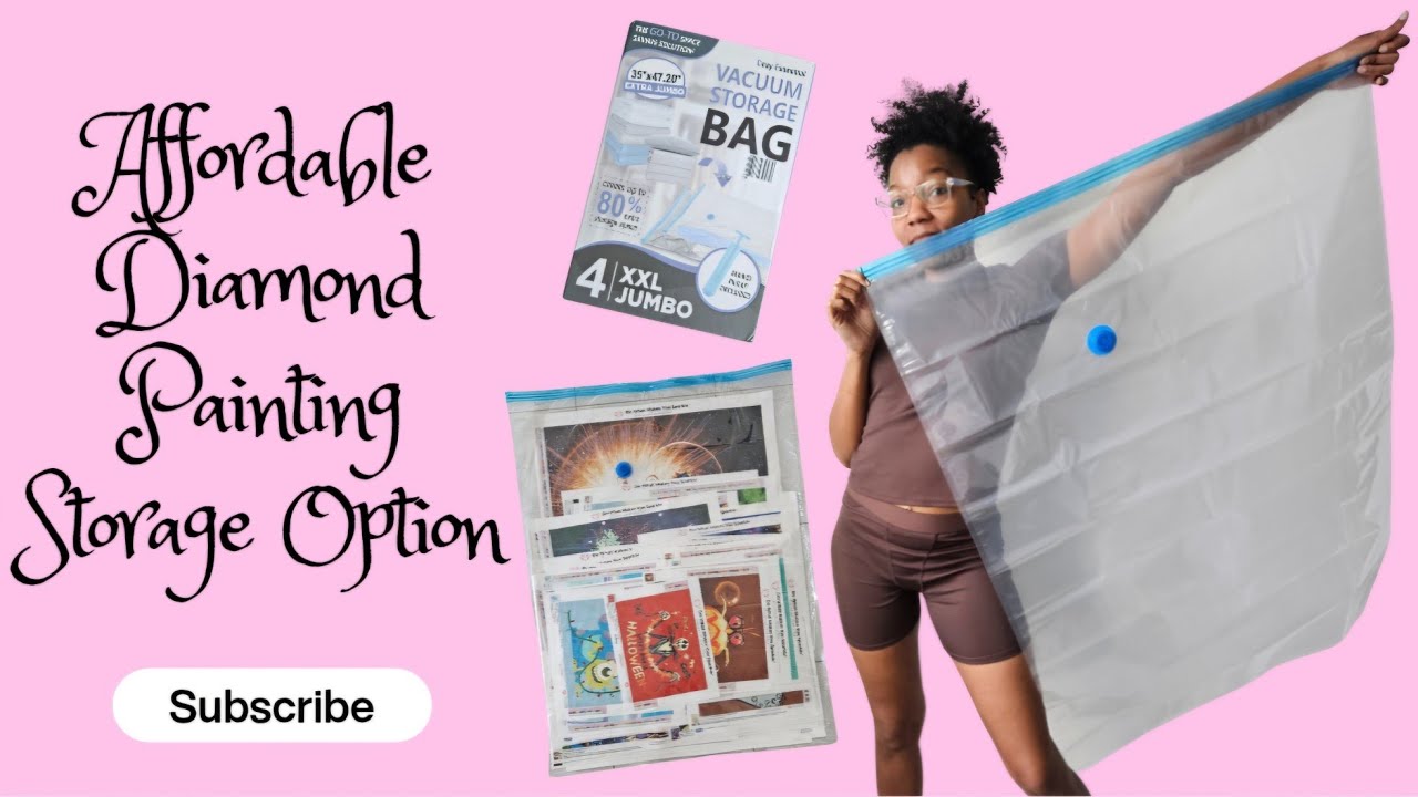 Доступный вариант хранения алмазной живописи