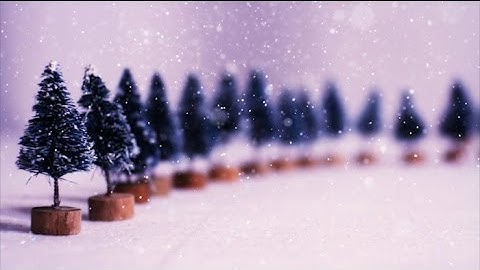 Motionbolt.com - Snow Tree Line