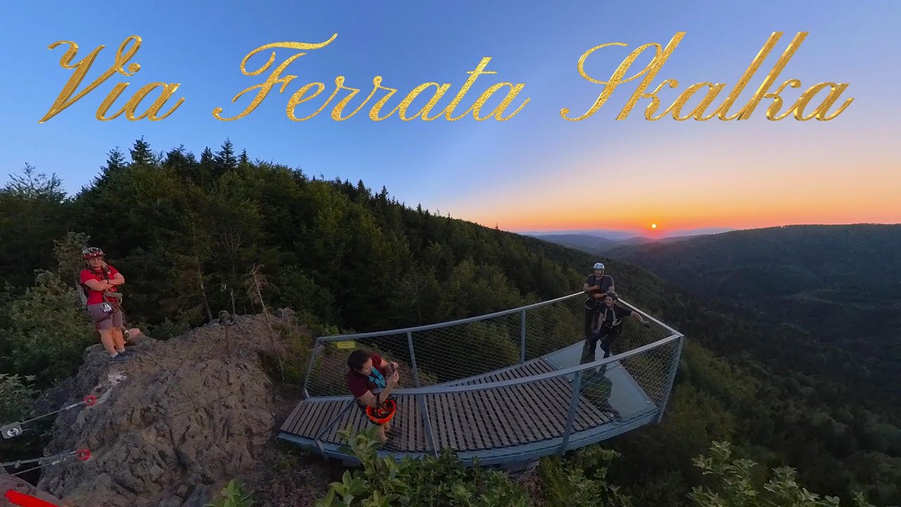 Via ferrata - Skalka, visutý most,  vyhliadka „Titanic“
