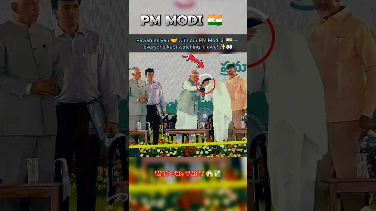 Unseen Respect for PM Modi Ji by Pawan Kalyan 🙏🇮🇳