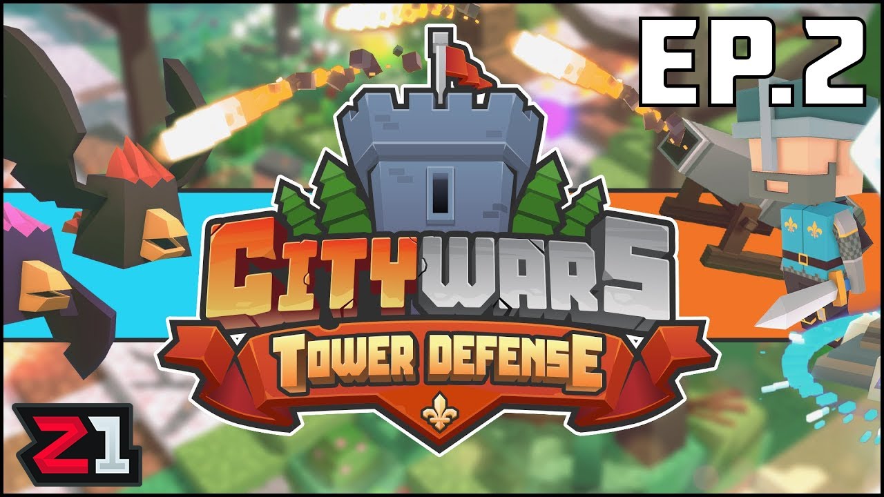 New TOWERS And More Monsters ! Citywars Tower Defense [E2] 