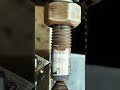 abrasion on the bottom of the thread to make it easier to turn the nut#trending
