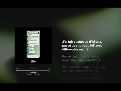 Werenoi Solitaire Lyrics Paroles 