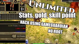 How to Use gameguardian to hack titan quest legendary edition without root screenshot 5