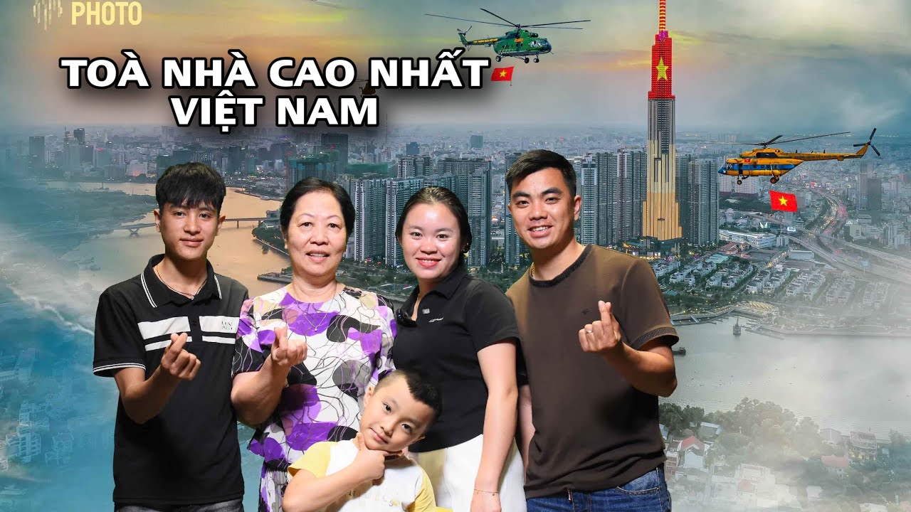 QUYỀN YỂN CÙNG EM QUÂN ĐƯỢC BÁC NGA ĐƯA ĐI TOÀ NHÀ CAO NHẤT VIỆT NAM.SẮM QUÀ KHỦNG