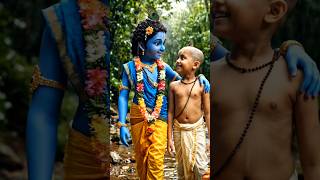 Krishna aur Sudama Dosti 🙏🫶🪔 #viral #shorts #bhakti #krishnastatus #radhakrishna #status #sudhama
