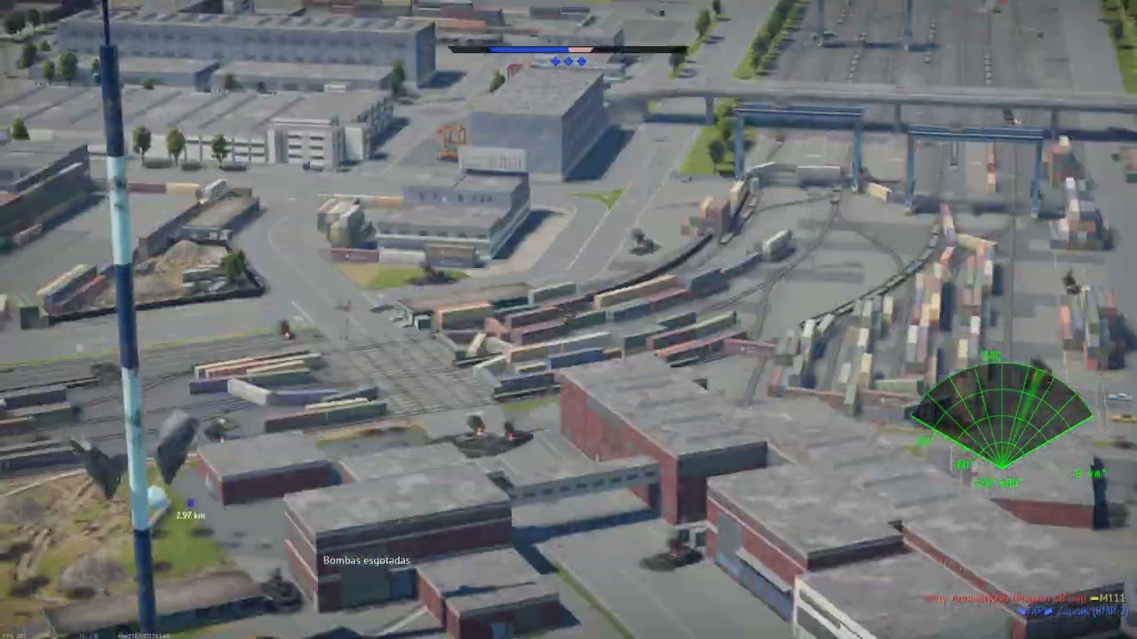 Blind bombing pays off... at last.