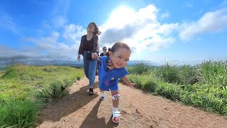 [SUB] Hiking up a famous Oreum in Jeju Island with energetic RUDA. 🏞