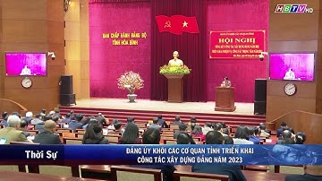 Đảng ủy Khối các cơ quan tỉnh Hòa Bình triển khai công tác xây dựng Đảng năm 2023