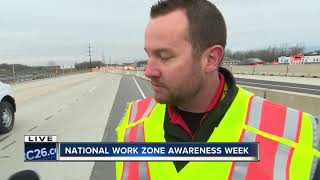 The DOT promotes highway safety during Work Zone Awareness week