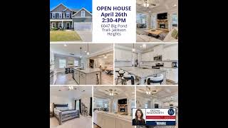OPEN HOUSE April 26th 2:30-4PM