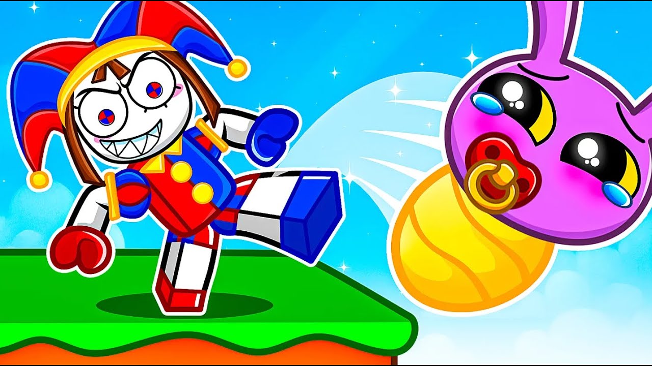 Pomni precisa CHUTAR O BEBÊ Jax no Roblox