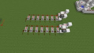 Redstone: Shift register (HD)