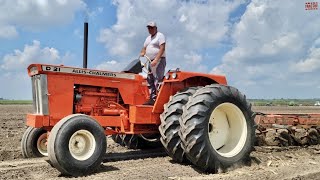 ALLISCHALMERS Tractors Plowing, Planting and Harvesting