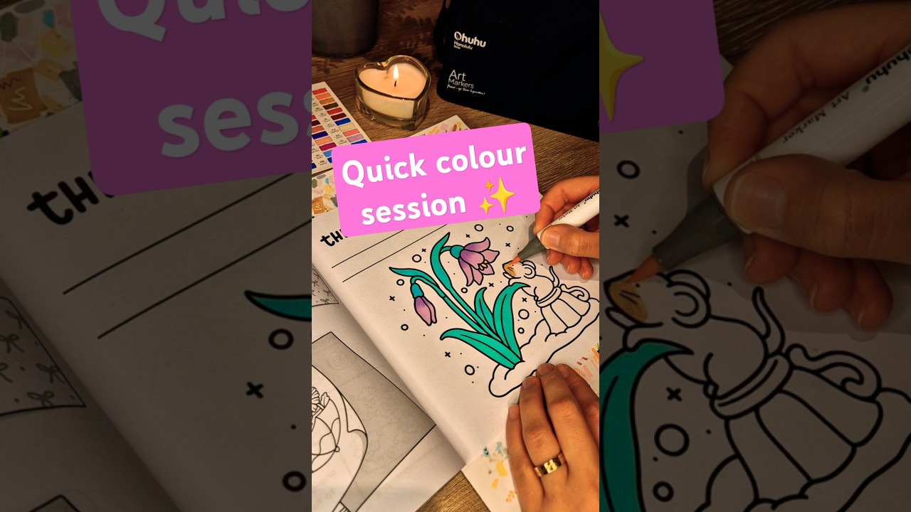Quick colour session (ASMR) 💖✨️