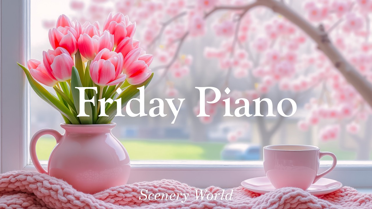 피아노 음악과 함께 여는 따뜻한 금요일 아침 🌷 하루를 시작하기 좋은 잔잔한 봄 모닝 피아노 - Friday Piano | Scenery World