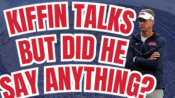 Kiffin talks "ultimatum" but doubts still remain about his future | Rebel Report podcast