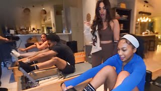 Brooklyn Frost Tries Pilates with Her Family! *Hilarious*