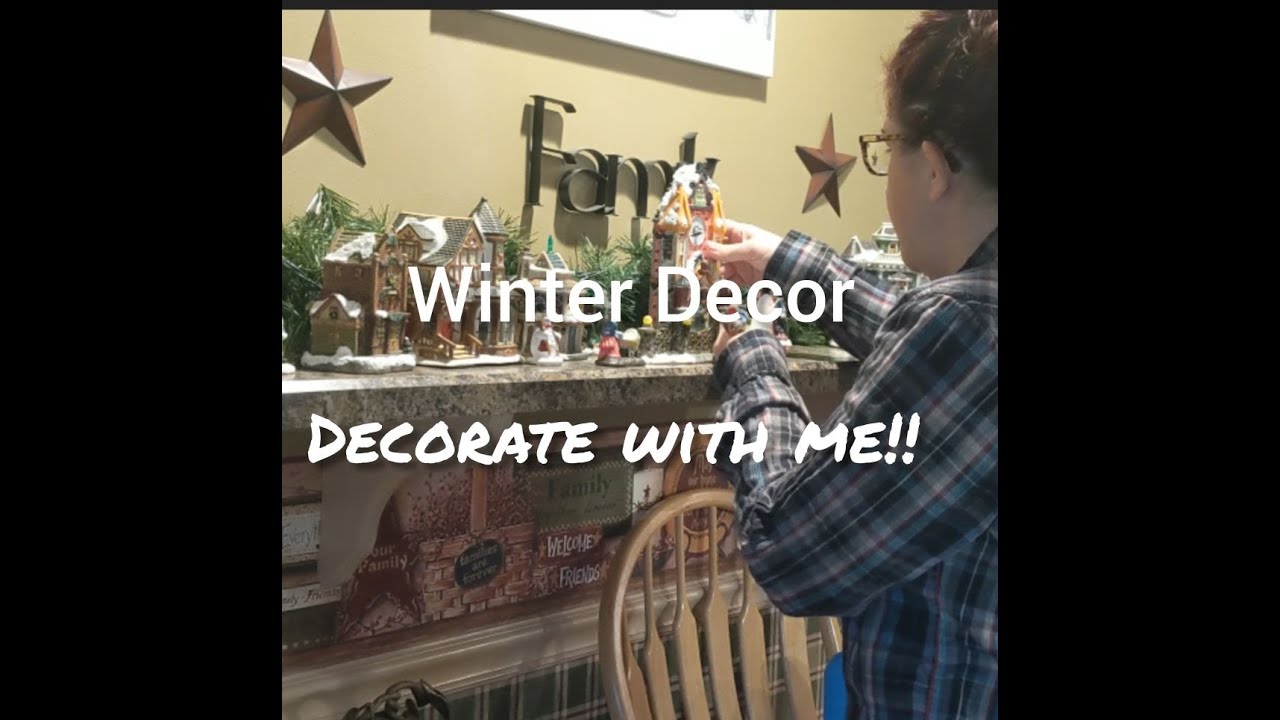 NEW!! 2021 WINTER DECOR/DECORATE WITH ME!/DIY/ - YouTube