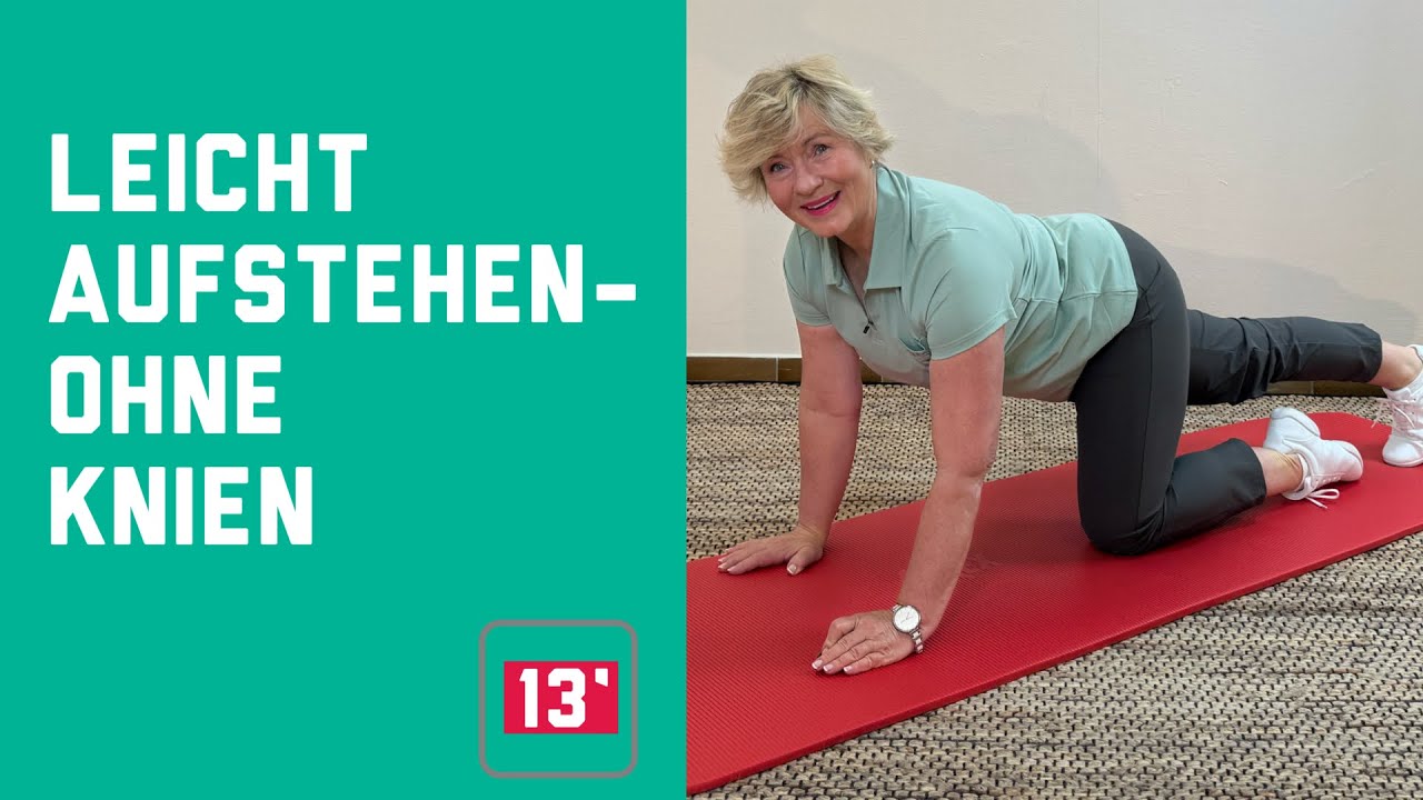 🔹 Vom Boden aufstehen – ohne auf die Knie zu gehen! 🔹