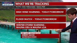 First Alert Weather Days Sunday and Monday for heavy rain, damaging winds