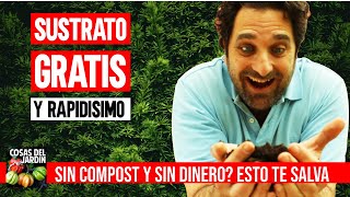 Como hacer Sustrato para macetas GRATIS! NO TENES COMPOST? No hay problema!