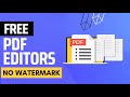 3 Best Free Pdf Editors for Windows 10, 11, 7, 8 | Without Watermark ✅