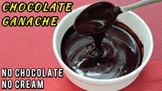 Silky Chocolate Ganache without chocolate | Pouring & Piping Ganache, Cake Decorating Driping Sauce