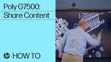 Poly G7500: Sharing Content | HP Support