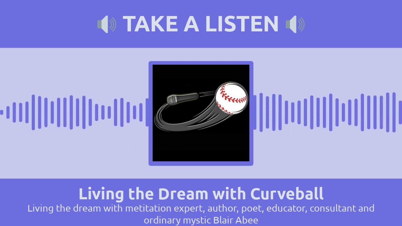 Living the dream with metitation expert, author, poet, educator, consultant and ordinary mystic...