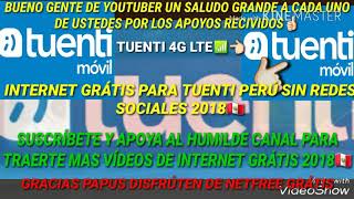 INTERNET GRÁTIS PARA TUENTI PERU 2018 SI REDES SOCIALES screenshot 5
