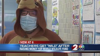 West Carrollton more than doubles wildlife fundraising goal; teachers make good on bet
